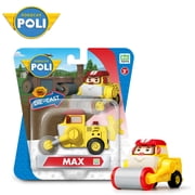 Robocar Poli MAX Die-Cast Toy – Cement Mixer Truck, Plastic Robot Transformers, Role Play Construction Vehicle for Kids 1+
