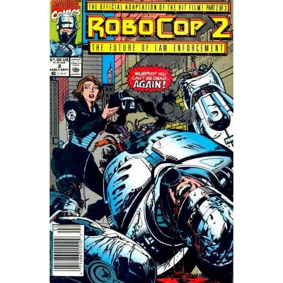 Robocop 2 #2 (Newsstand) VF ; Marvel Comic Book
