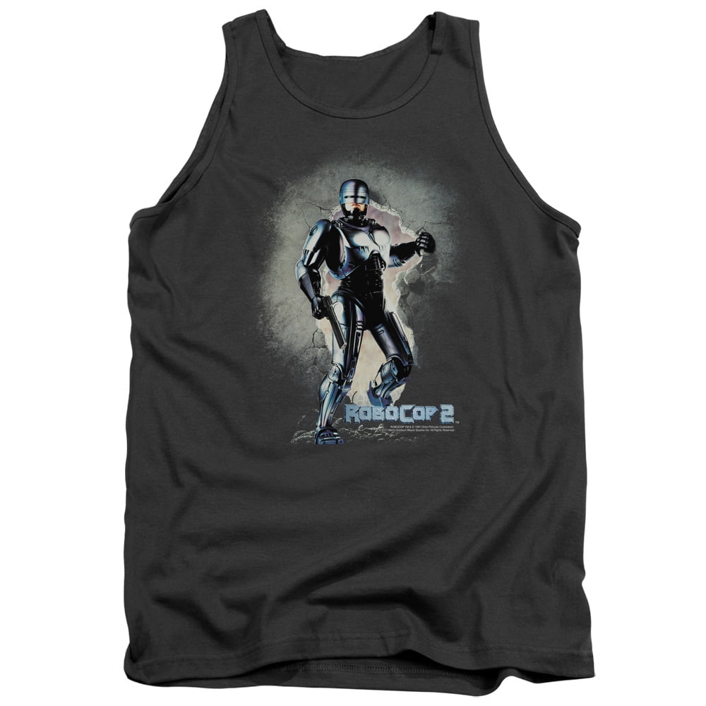 Robocop Tank Robocop Break On Through Adult Tank Top Charcoal - Walmart.com