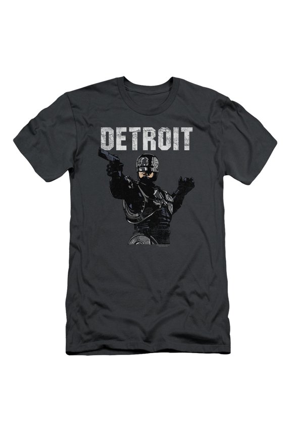 Robocop Detroit Adult 30/1 T-Shirt Charcoal