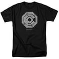 thumbnail image 1 of Robocop Distressed Ocp Logo Adult 18/1 T-Shirt Black, 1 of 1