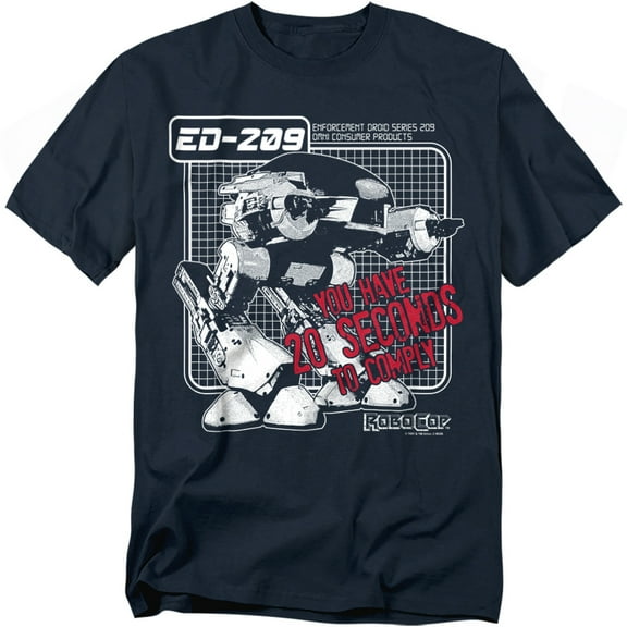 Robocop T-Shirt Ed 209 Unisex Graphic Tee For Men & Women