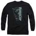 thumbnail image 1 of Robocop Murphy Split Long Sleeve Adult 18/1 T-Shirt Black, 1 of 1