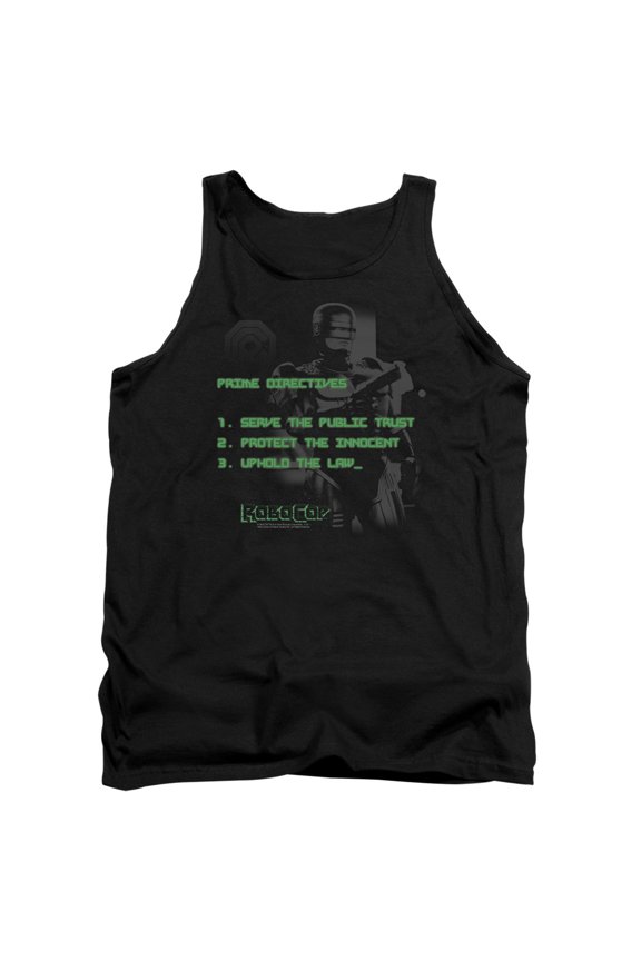 Robocop Prime Directives Adult Tank Top Black