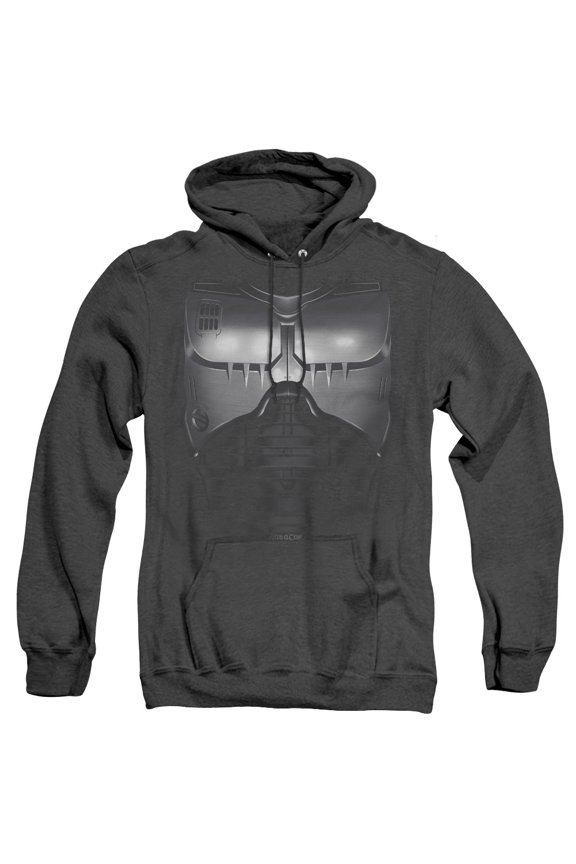Robocop Robo Armor Adult Heather Hoodie Sweatshirt Black