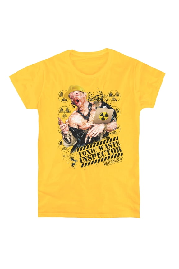 Robocop Toxic Waste Inspector Women's T-Shirt Yellow