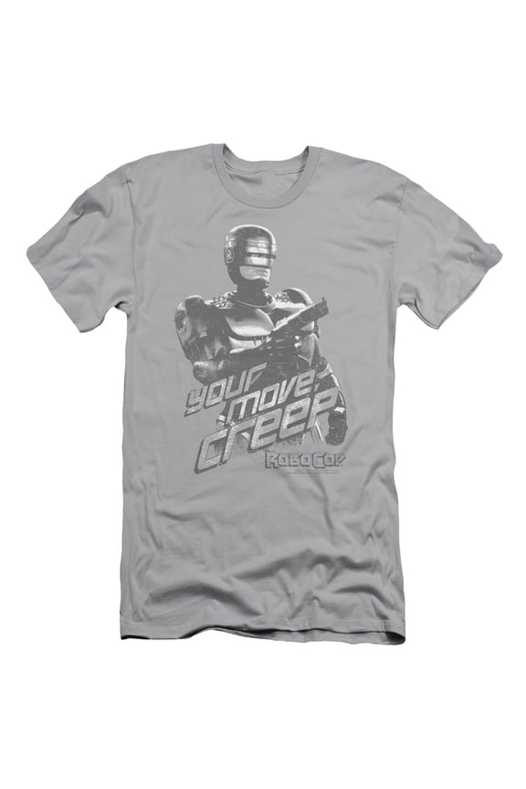 Robocop Your Move Creep Adult 30/1 T-Shirt Silver