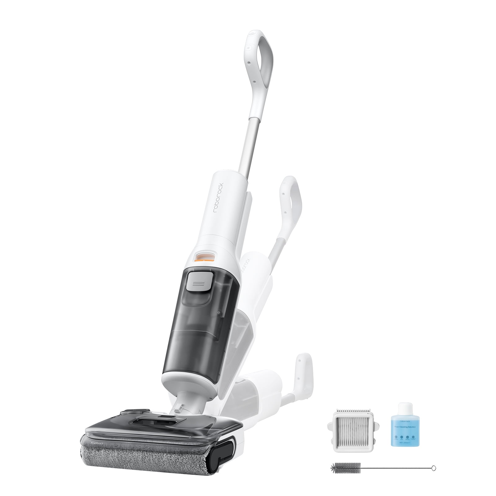 Roborock F25 GT Vacuum Mop All in One, Wet Dry Vacuum Cleaner Cordless, 20000Pa Floor Cleaner Machine for Tile Hardwood Wood Vinyl Floor, Edge to Edge Self Cleaning Electric Mop with 180 Lie-Flat
