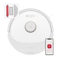 Roborock Q8 Max Robot Vacuum and Mop with Obstacle Avoidance, LiDAR Navigation, 5500Pa Suction Power, and App Control(White)