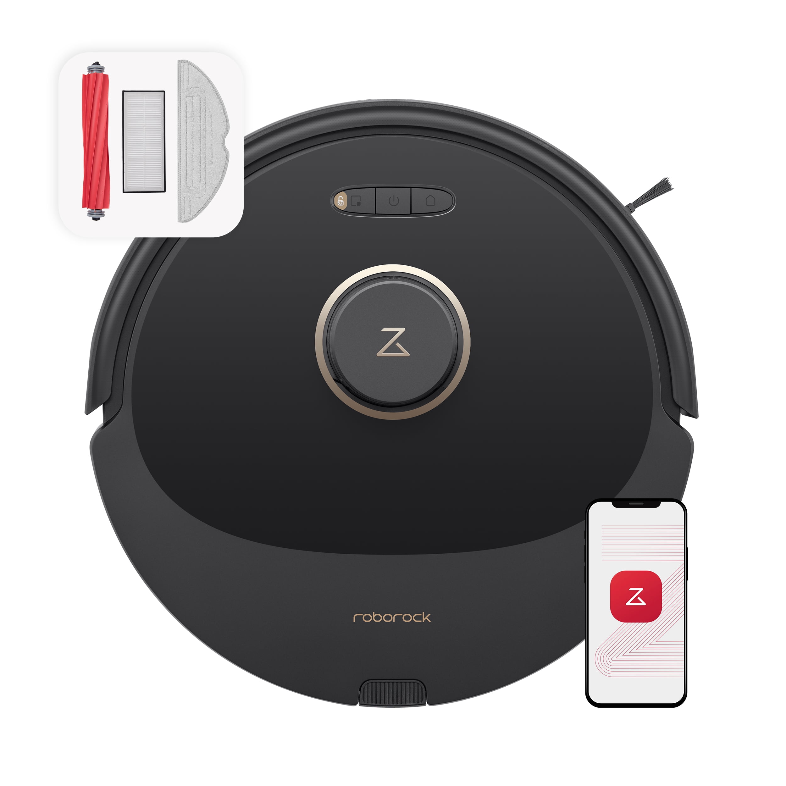 Roborock Q8 Max Robot Vacuum and Mop with Obstacle Avoidance, LiDAR  Navigation, 5500Pa Suction Power, and App Control