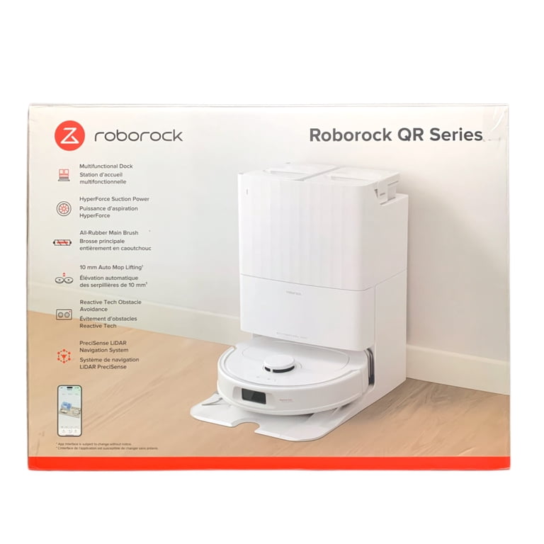 Roborock QRT78 Robot Vacuum and Mop with Multifunctional Dock NEW
