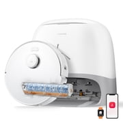roborock Qrevo Curv series 2 Flow Robot Vacuum and Mop, SpiraFlow Real-Time Self-Cleaning Roller Mop, 20,000 Pa, Dual Zero-Tangle System, AI Obstacle Avoidance, Carpet Protection