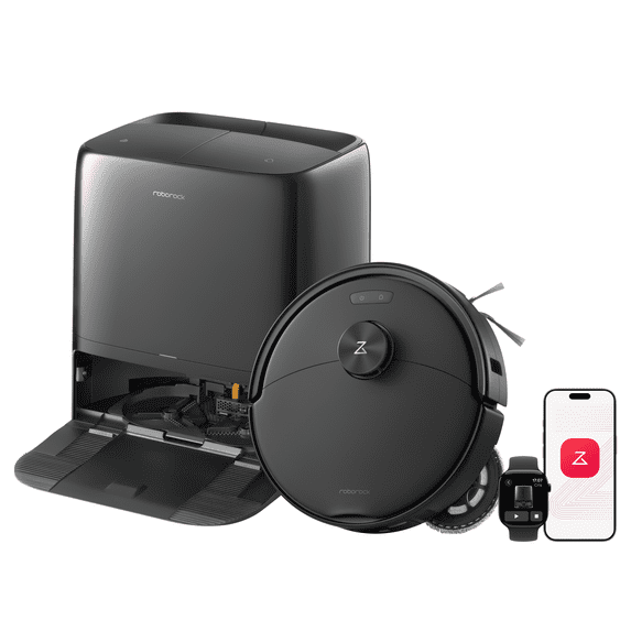 Roborock Qrevo Series 2 ProSE Robot Vacuum and Mop, 19,000Pa Suction, FlexiArm Edge Mopping, Zero-Tangle, High-Temperature Mop Self-Cleaning, Smart Obstacle Avoidance, Auto Mop Removal