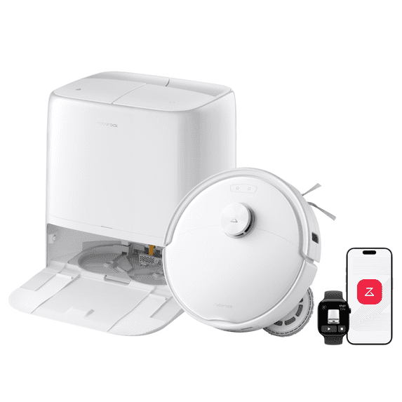 Roborock Qrevo Series 2 Pro SE Robot Vacuum and Mop, 19,000Pa Suction, FlexiArm Edge Mopping, Zero-Tangle, High-Temperature Mop Self-Cleaning, Smart Obstacle Avoidance, Auto Mop Removal