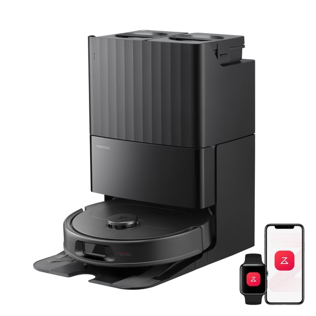 Roborock Qrevo series S Pro SE Robot Vacuum and Mop, 18,000Pa Suction, Multifunctional Dock with 167℉ Mop Self-Cleaning, Smart Obstacle Avoidance, Anti-Tangle Brush, Liftable Spinning Mop