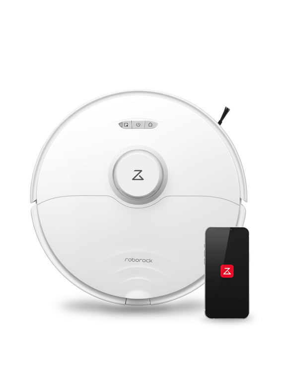 Roborock® S8 Robot Vacuum Cleaner and Sonic Mopping with DuoRoller™ Brush, 6000 Pa, and Obstacle Avoidance