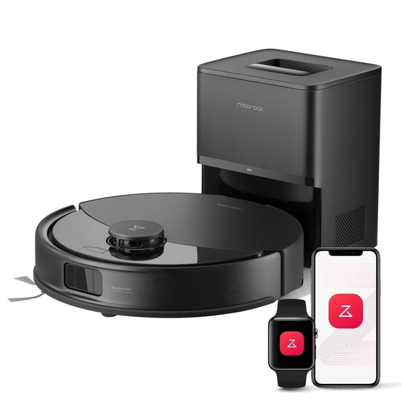 Roborock Q10 X5+ Robot Vacuum and Mop, Self-Emptying, Hands-Free Cleaning for up to 7 Weeks, 10,000Pa Suction, Obstacle Avoidance, LiDAR Navigation