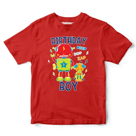 Robot 1st Birthday Shirt Sprinkles And Jam Birthday Shirt for Boys