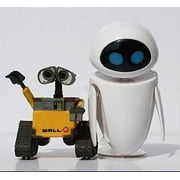 روبوت 6 سم Wall-E 9cm EVE PVC Action Figure Wall E Collection Model Toys Dolls
