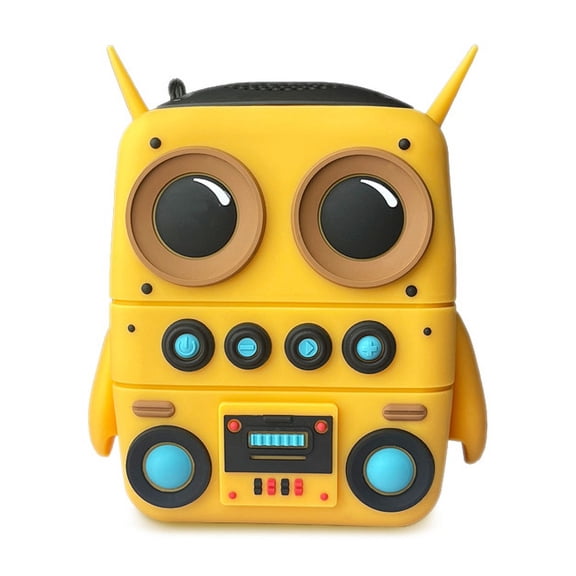 Robot Bluetooth Speaker, IP65 Water Resistant, TF Card, Type-C Cable, 1 Pack