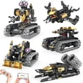 thumbnail image 1 of Robot Building Kit with APP/Remote Control STEM,echnic Coding Robotic Toys,Buildable 5in1 Models with 323+ Pieces, 1 of 7