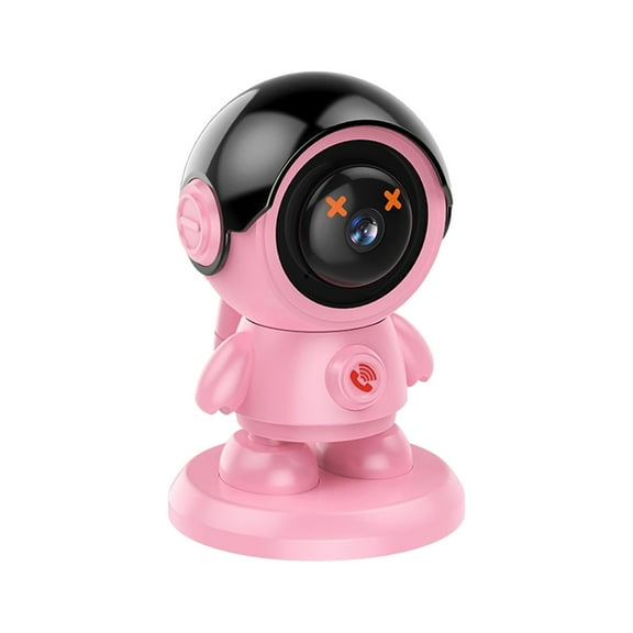 Robot Camera WiFi Mini Cameras 2MP IP Indoor Cam Wireless PTZ Audio Video Surveillance 1080P Night For Family Kids Adults Webcam No Microphone 60fps Room Camera External Webcam for Laptop 360 Webcam