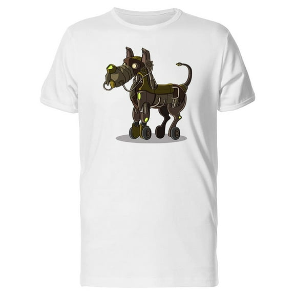 Robot Canine T-Shirt Men -Image by Shutterstock, Male 3X-Large