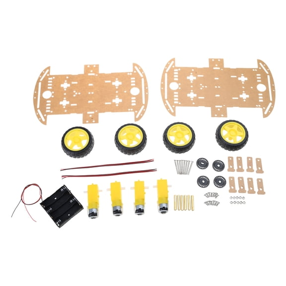 Robot Car Chassis with Box Speed Measurement/Tracking/Bluetooth-compatible Remote Control Car Accessories