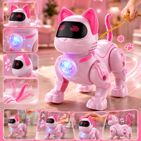 Robot Cat Toys for Kids,Remote Control Robot Cat,Singing Dancing Robot Cat with LED Eyes,Volume Control