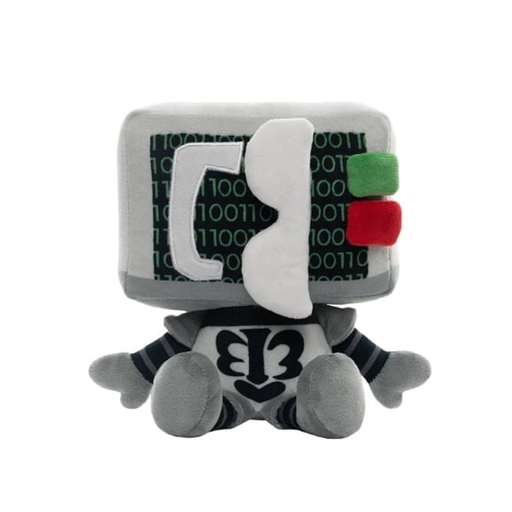 Robot Character Plush Toy, Funny Monster Stuffed Doll with Creative Design, Collectible Plush Figure for Gaming Desk Decor, Bedroom Decoration Gift for Teens