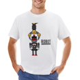 thumbnail image 1 of Robot Concept And Technology Design Vintage T-shirt Mens Cotton Classic Crewneck Short Sleeve Tees Unisex White L, 1 of 2