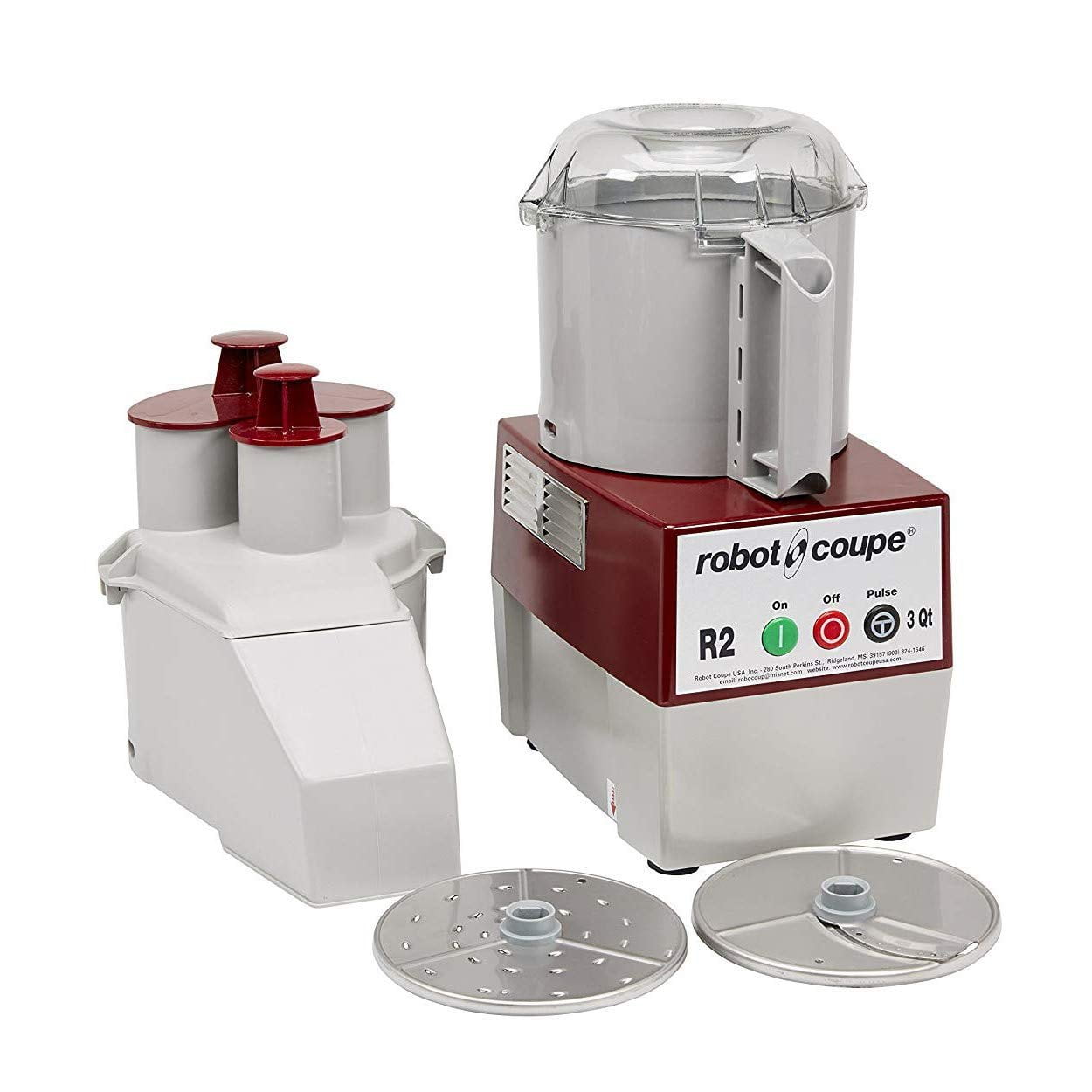 Drik vand væske Installere Robot Coupe - R2N - 3 L 1 HP Continuous Feed Food Processor - Walmart.com