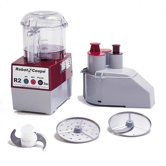 Robot Coupe R2N CLR 3 L 1 HP Commercial Food Processor, Clear