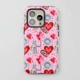 thumbnail image 1 of Robot Design For All iPhone Series Tough Phone Case Cute Cartoon Pink, 1 of 7