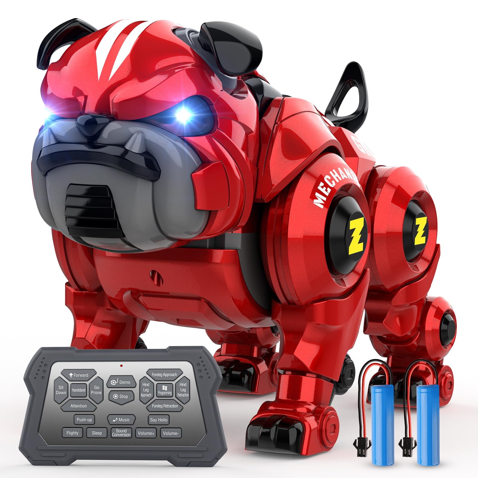 Robot Dog for Kids, Rechargeable Remote Control Robotic Programming with Singing, Dancing and