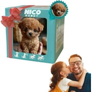 Robot Dog, My Realistic Robot Puppy Interactive Robotic Puppy Toy with Walking Barking Dog Toys Electronic Pet Gift for Kids Stool