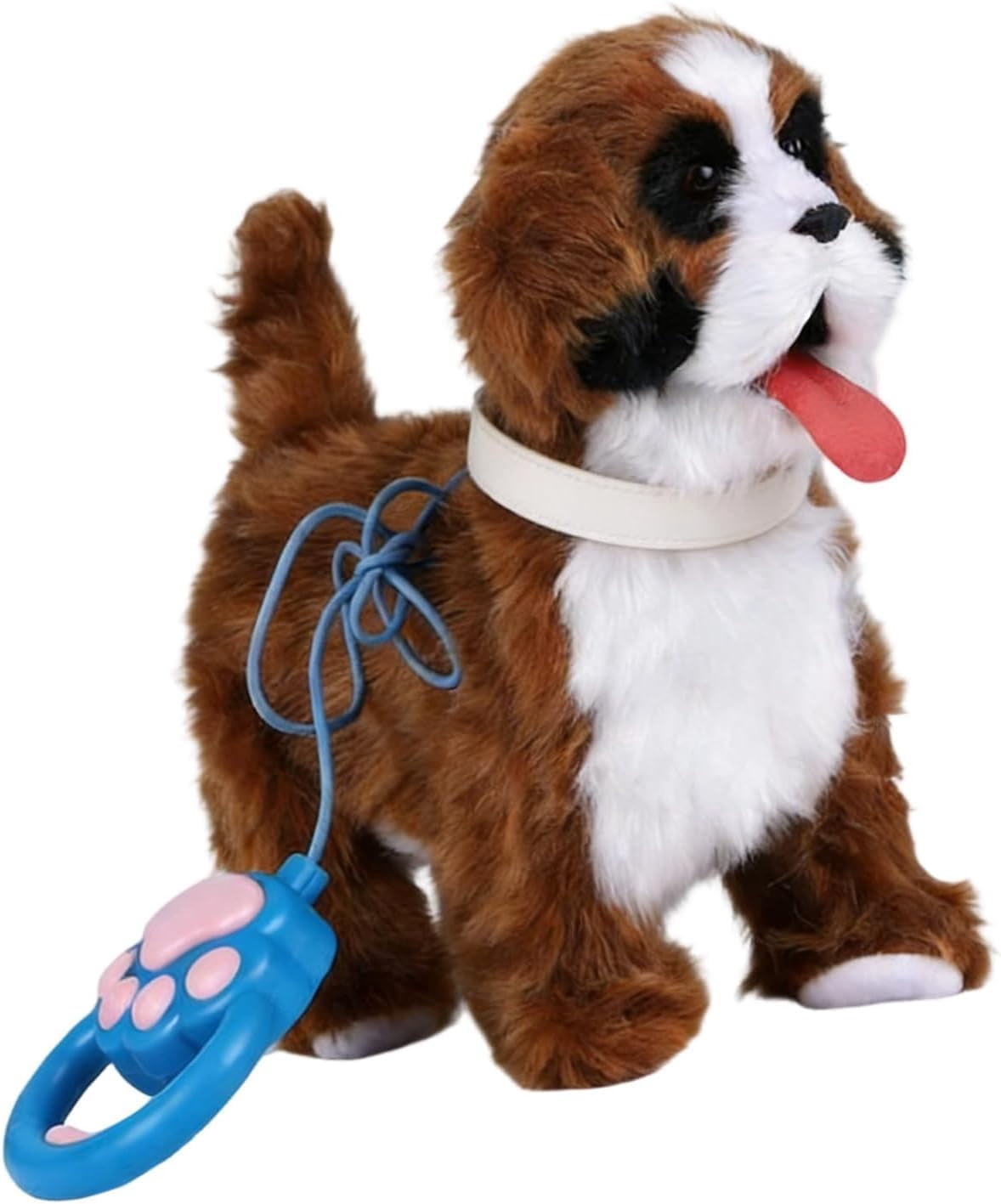 Generisch 2026 Cucciolo Robot Realistico - Coda Che Scodinzola E Versi Dal Vivo - Peluche Morbido, Regalo Di Natale O Compleanno Per Tutti