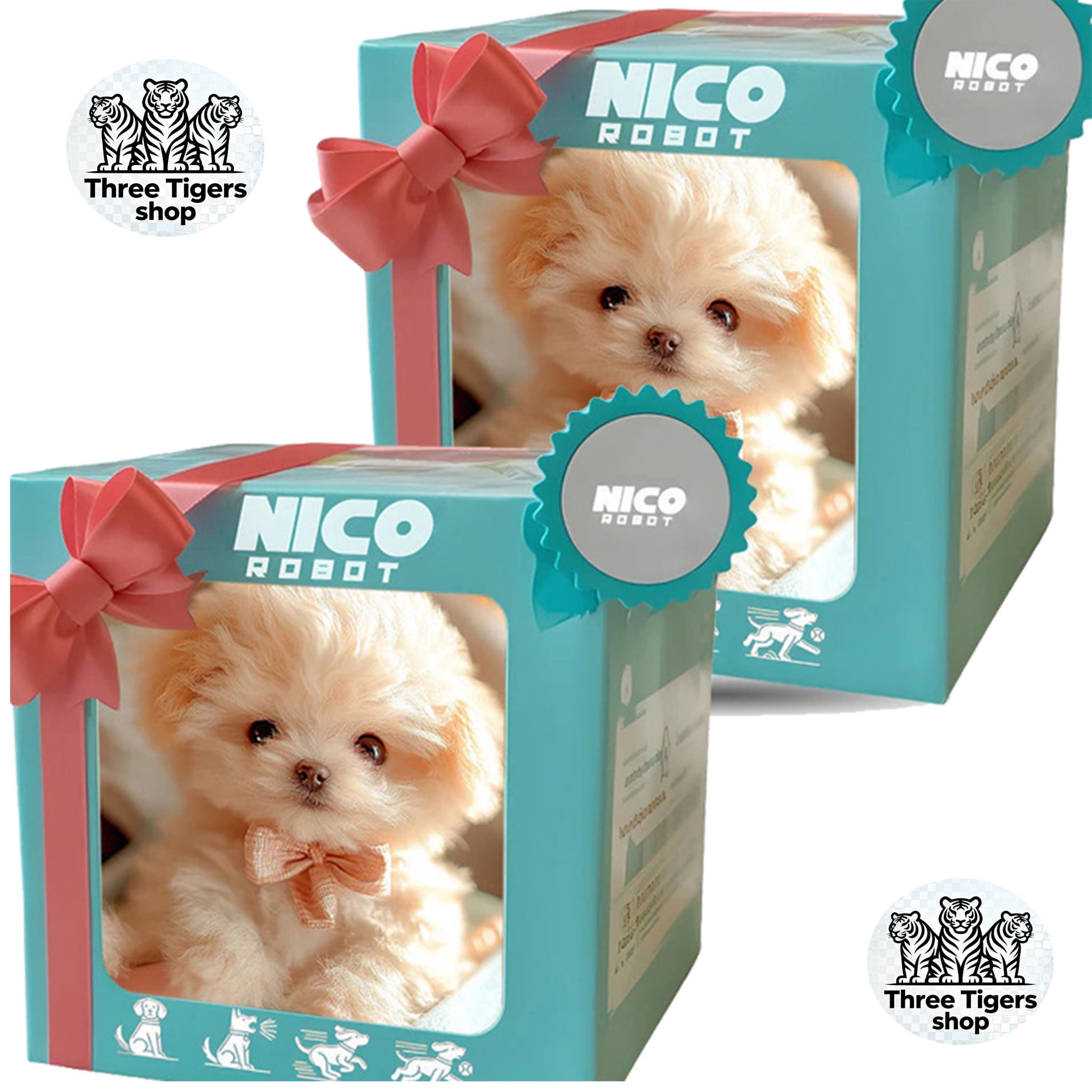 NICO ROBÓTICA ロボット犬 3点セット Robot-Dog-Robot-Puppy-Acts-