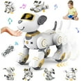 thumbnail image 1 of Robot Dog Toy,Intelligent Robot Dog,Robot Dog for Kids ,Remote Control Dog Toy Interactive Robot Pet,Robotics Toys,Programmable Sing & Dance Design Christmas Gifts Kids Age 3 5 4-13 Year, Gold, 1 of 6