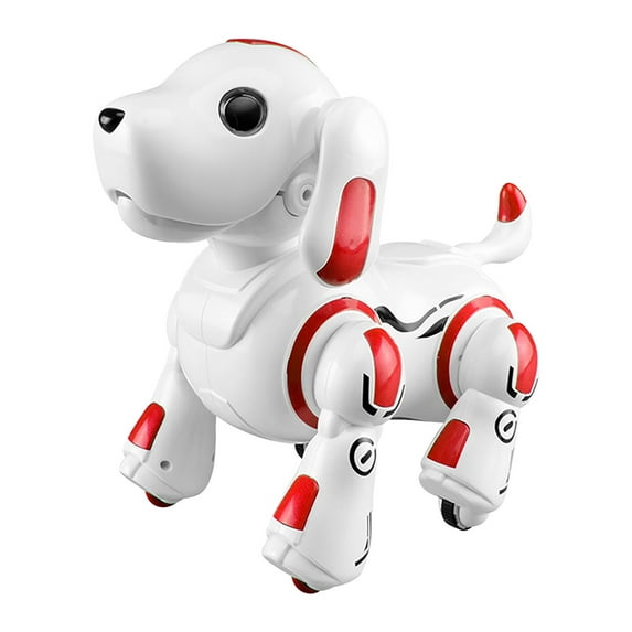 Robot Dog Toy for Kids, Voice & 2.4GHz Remote Control Robot Pet with Interactive Touch Sensors, Over 20+ Responses, Program Mode, Robotic Puppy Toy for Kids Boys & Girls, Red