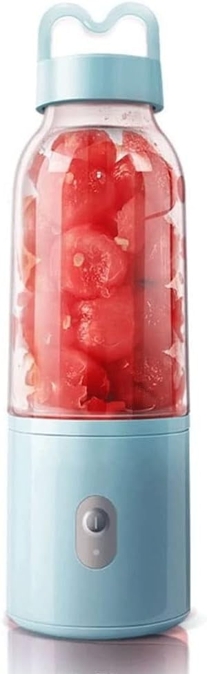 2025 NEW Portable Blender, Personal Blender for Shakes and Smoothies, Blender Bottle, USB Rechargeable, Small Blender for Sports, Travel Blender,Blue