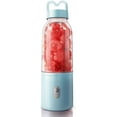 thumbnail image 1 of 2025 NEW Portable Blender, Personal Blender for Shakes and Smoothies, Blender Bottle, USB Rechargeable, Small Blender for Sports, Travel Blender,Blue, 1 of 8