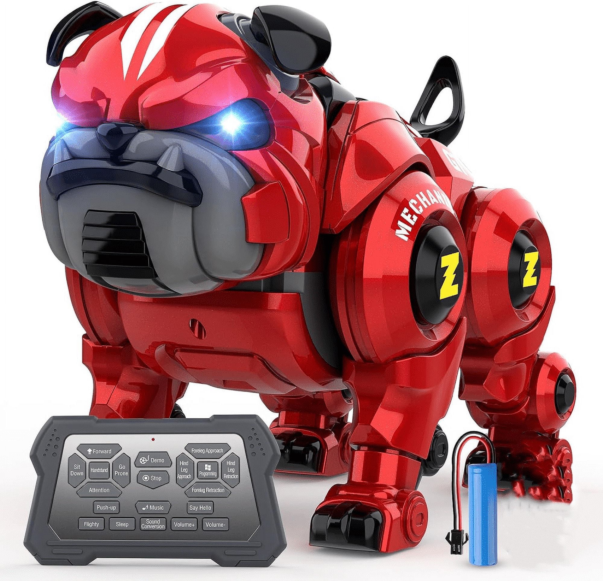 Robot Dog for Kids Remote Control Robot Rechargeable Programing Stunt