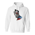 thumbnail image 1 of Robot Face. Hoodie Men -Image by Shutterstock, Male 4X-Large, 1 of 4