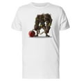thumbnail image 1 of Robot Guard With Red Ball T-Shirt Men -Image by Shutterstock, Male 4X-Large, 1 of 2