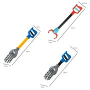 Robot Hand and Robotic Claw, 3 Pc Set, Fun Early Learning and Hand-Eye Coordination Play, Long 18 Inch Arm, Strong Grasping Tool