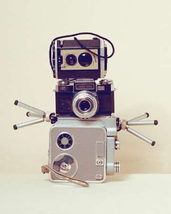 Robot Hands Canvas Art - Ian Winstanley (24 x 30)