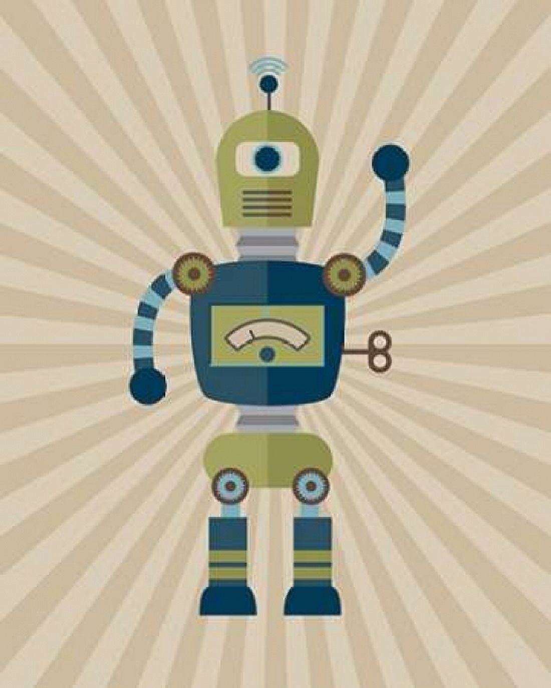 Robot II Canvas Art - Tamara Robinson (24 x 30)