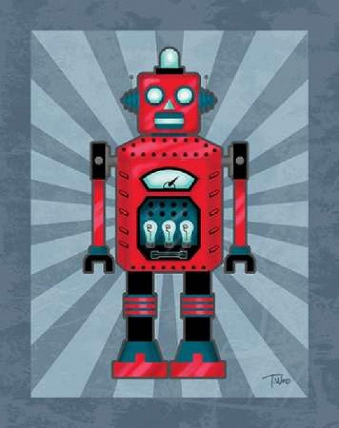 Robot II Canvas Art - Teresa Woo (22 x 28)