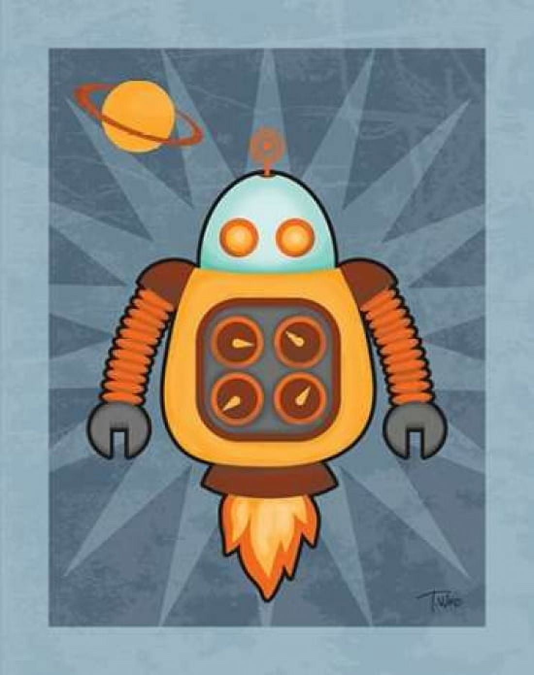 Robot III Canvas Art - Teresa Woo (22 x 28)